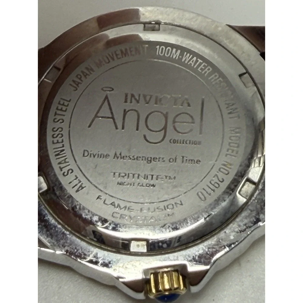 Invicta Angel 29110 New Battery Ladies MOP Watch 38MM 7